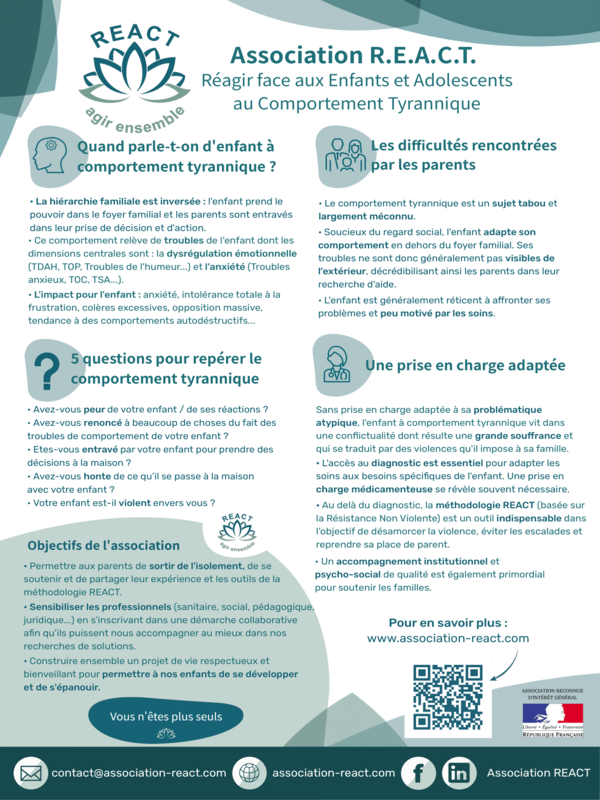 R&eacute;sistance non violente comportement tyrannique TDAH HAut potentiel